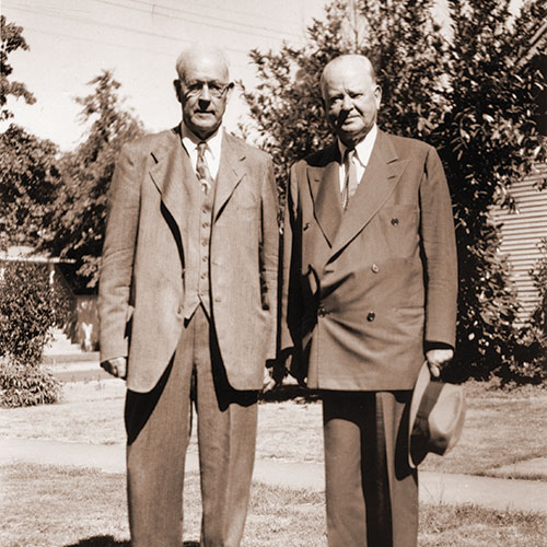 Herbet Hoover and Levi Pennington