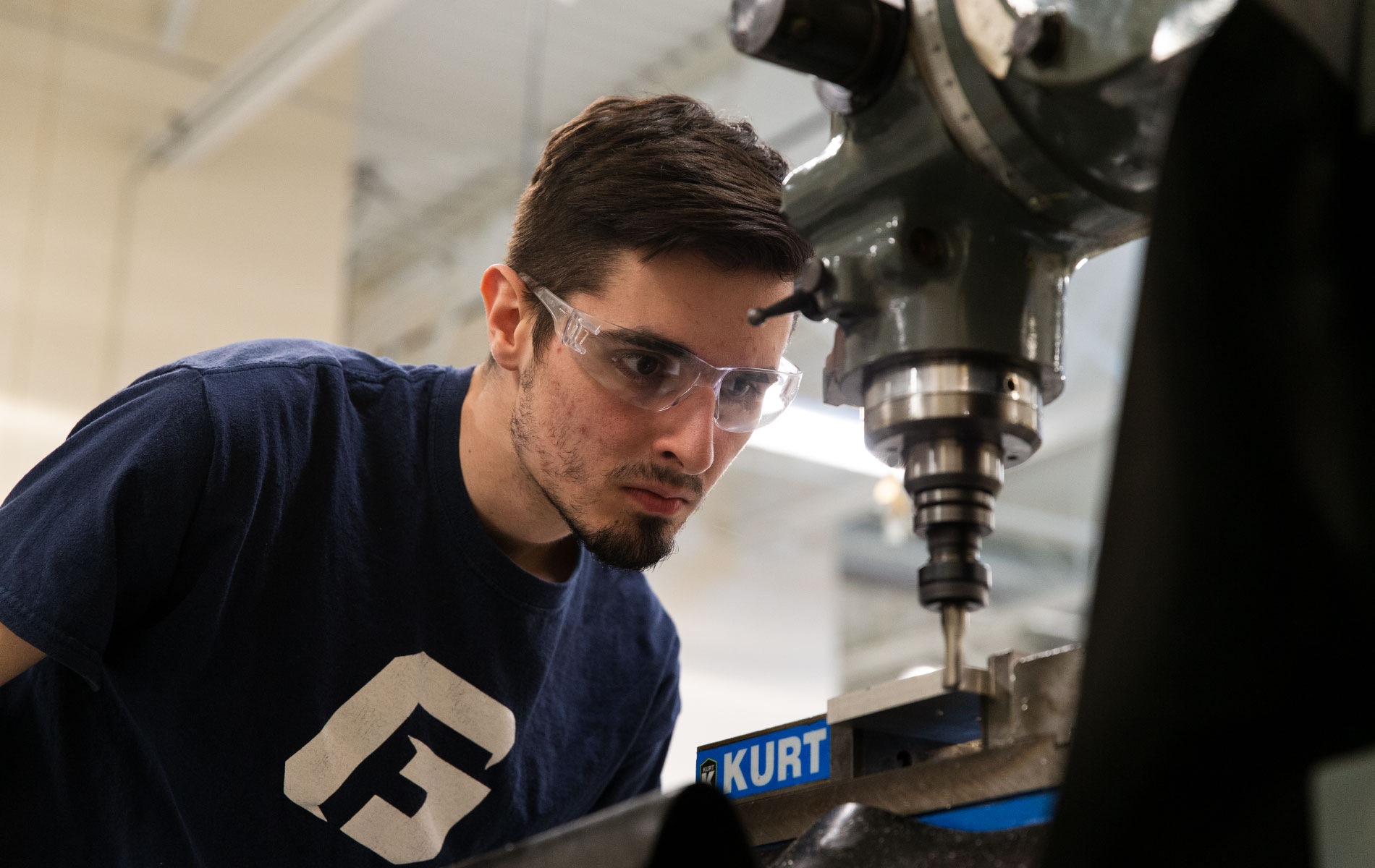 Student Working in Maker Hub