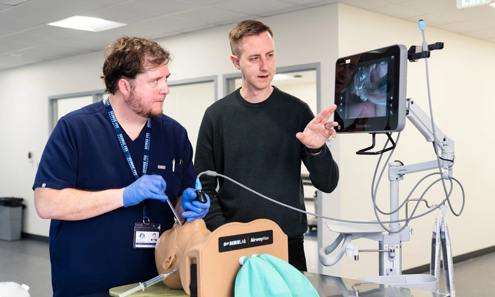 Dave Wilcox in a CRNA simulation