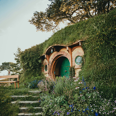 A Hobbiton house