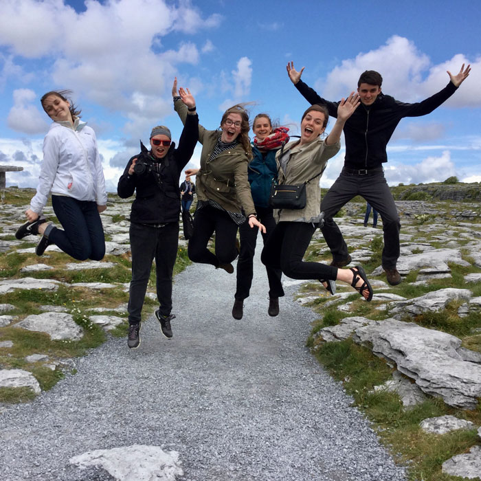 Students excited about Ireland