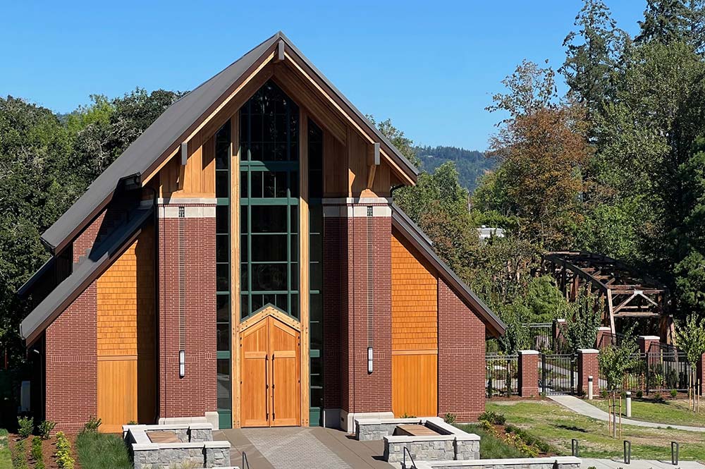 Front of the chapel