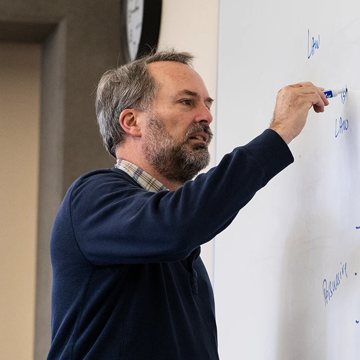 Ron Mock teaching a class